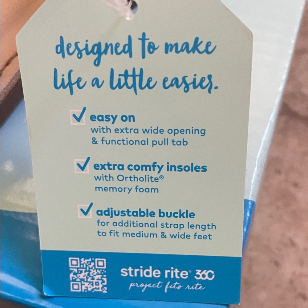 Stride Rite Tan Kids Sandals - Picture 3 of 6